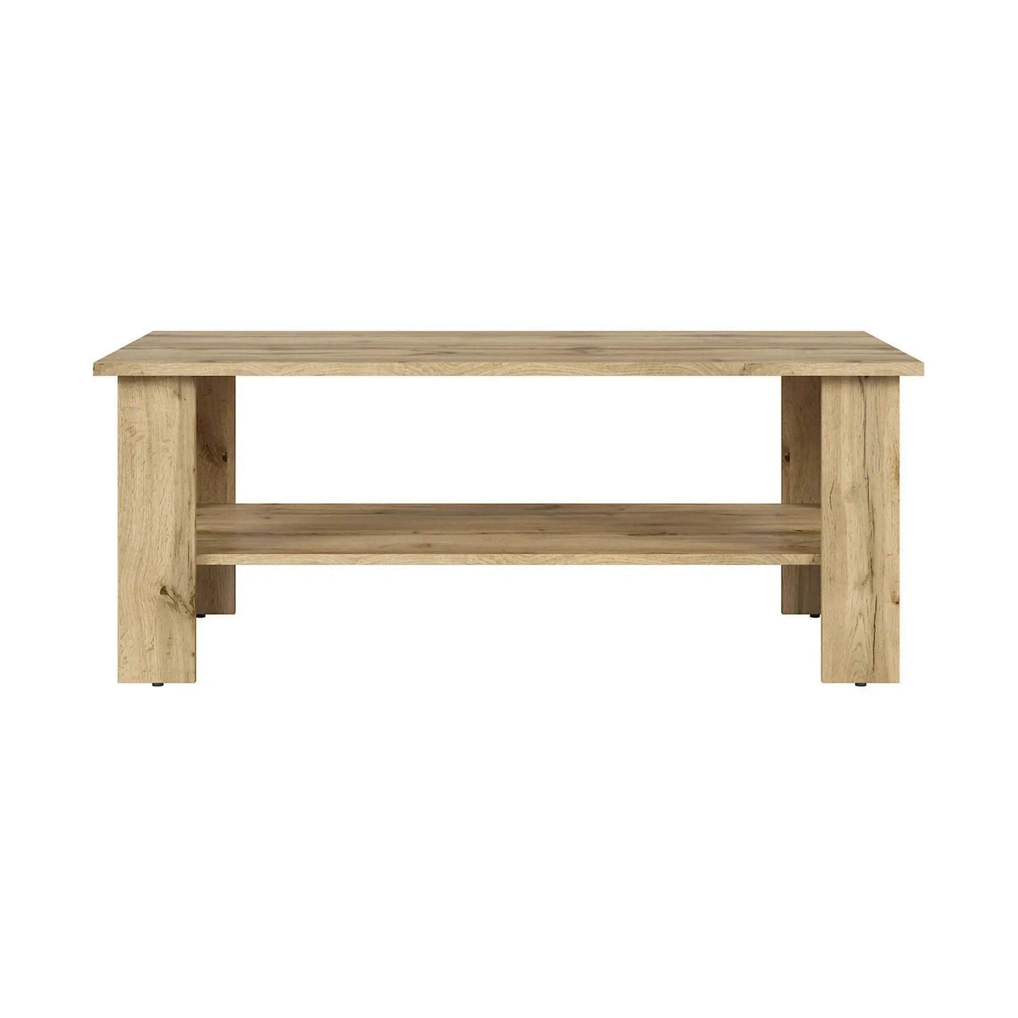 Masuta cafea ACADIA, stejar, PAL, 115x56x46 cm