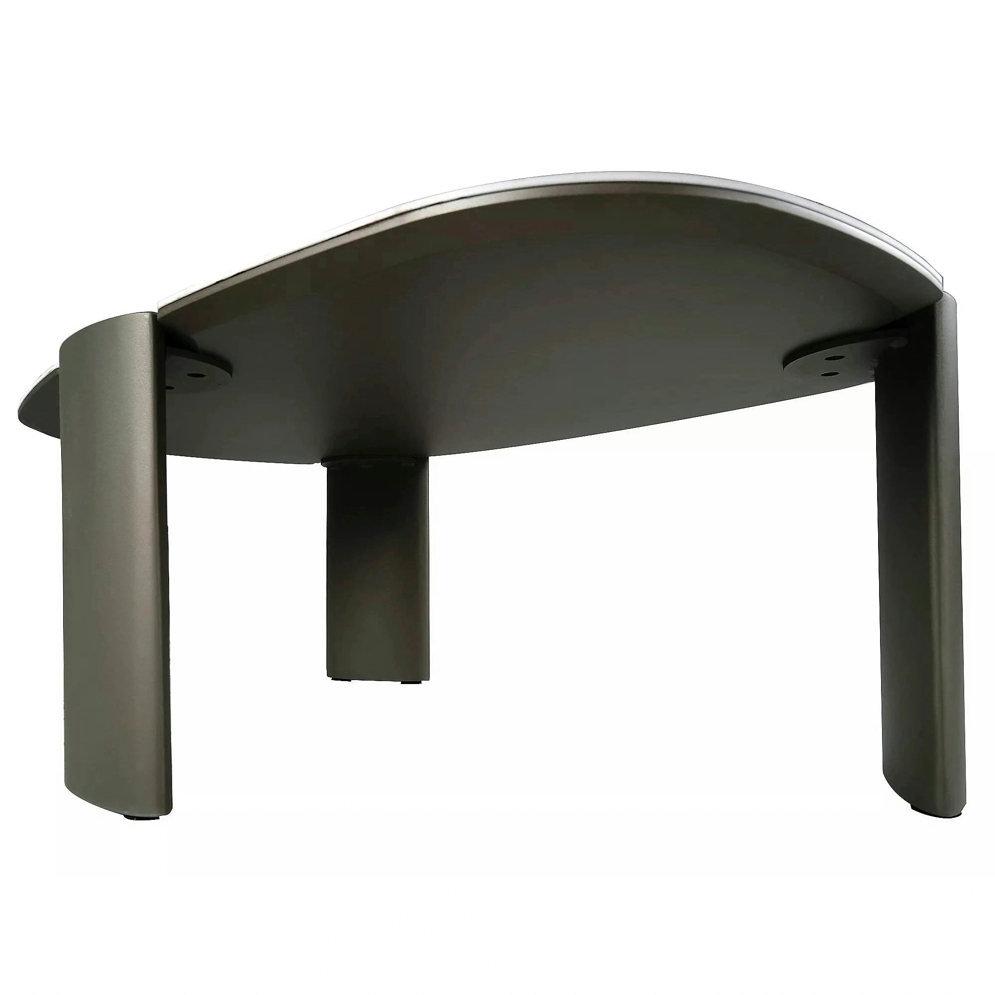 Măsuță cafea ADORO B, alb lucios/cupru, ceramică/metal/MDF, 105x65x38 cm