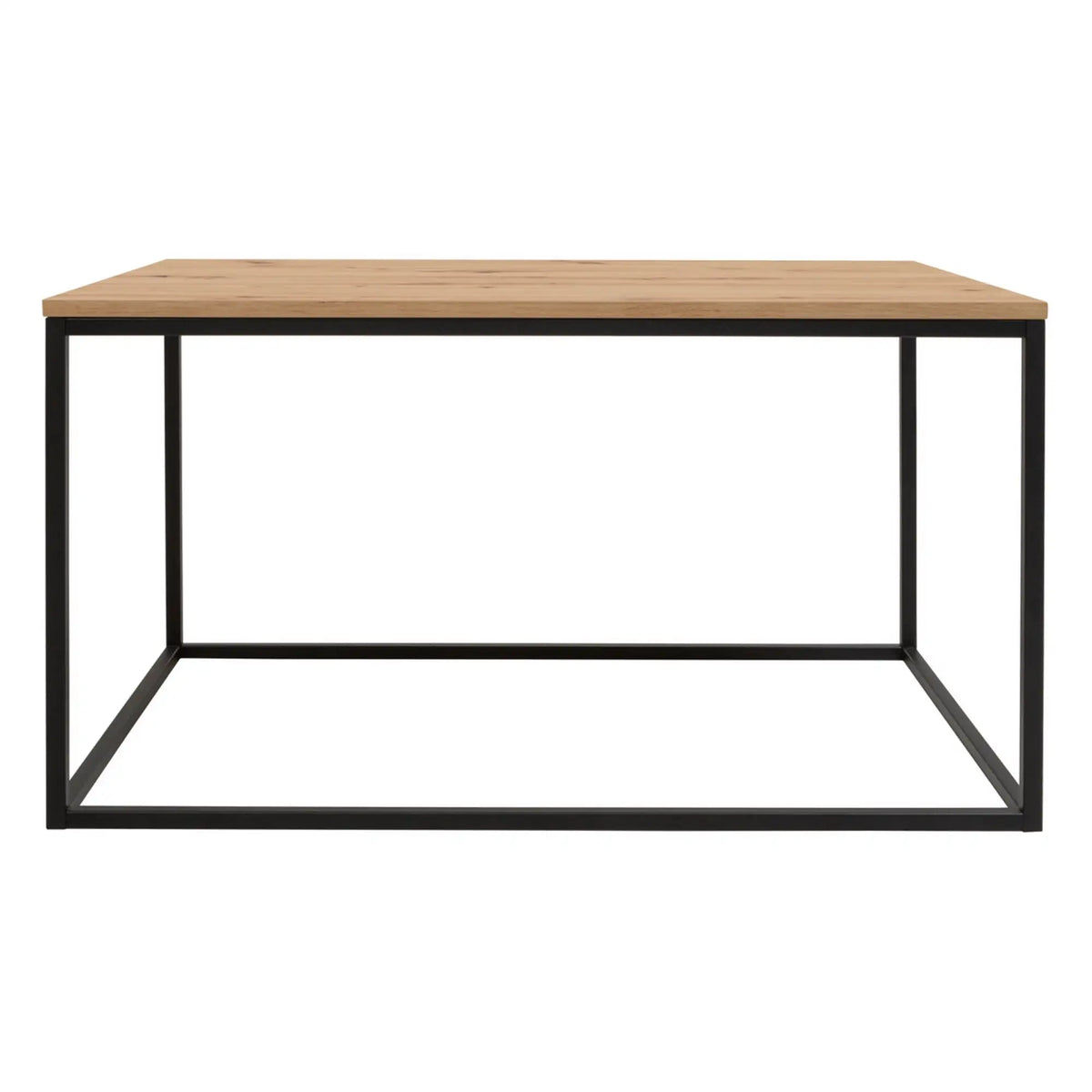 Masuta cafea AROZ, stejar artisan/negru, PAL/metal, 100x69x53 cm