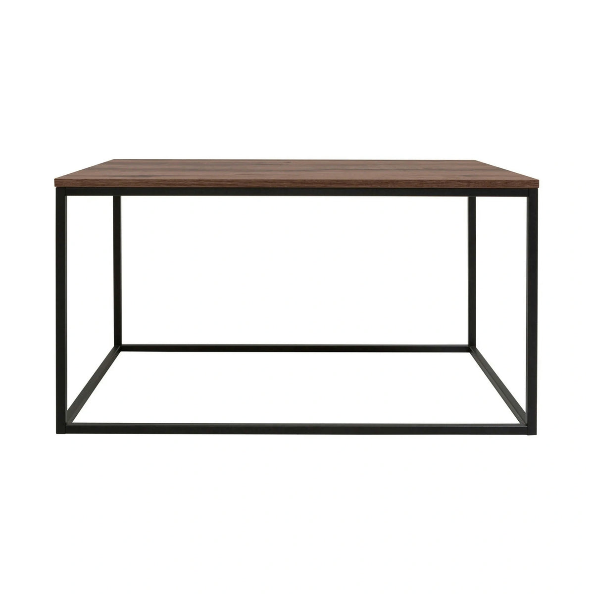 Masuta cafea AROZ, stejar/negru, PAL/metal, 100x69x53 cm