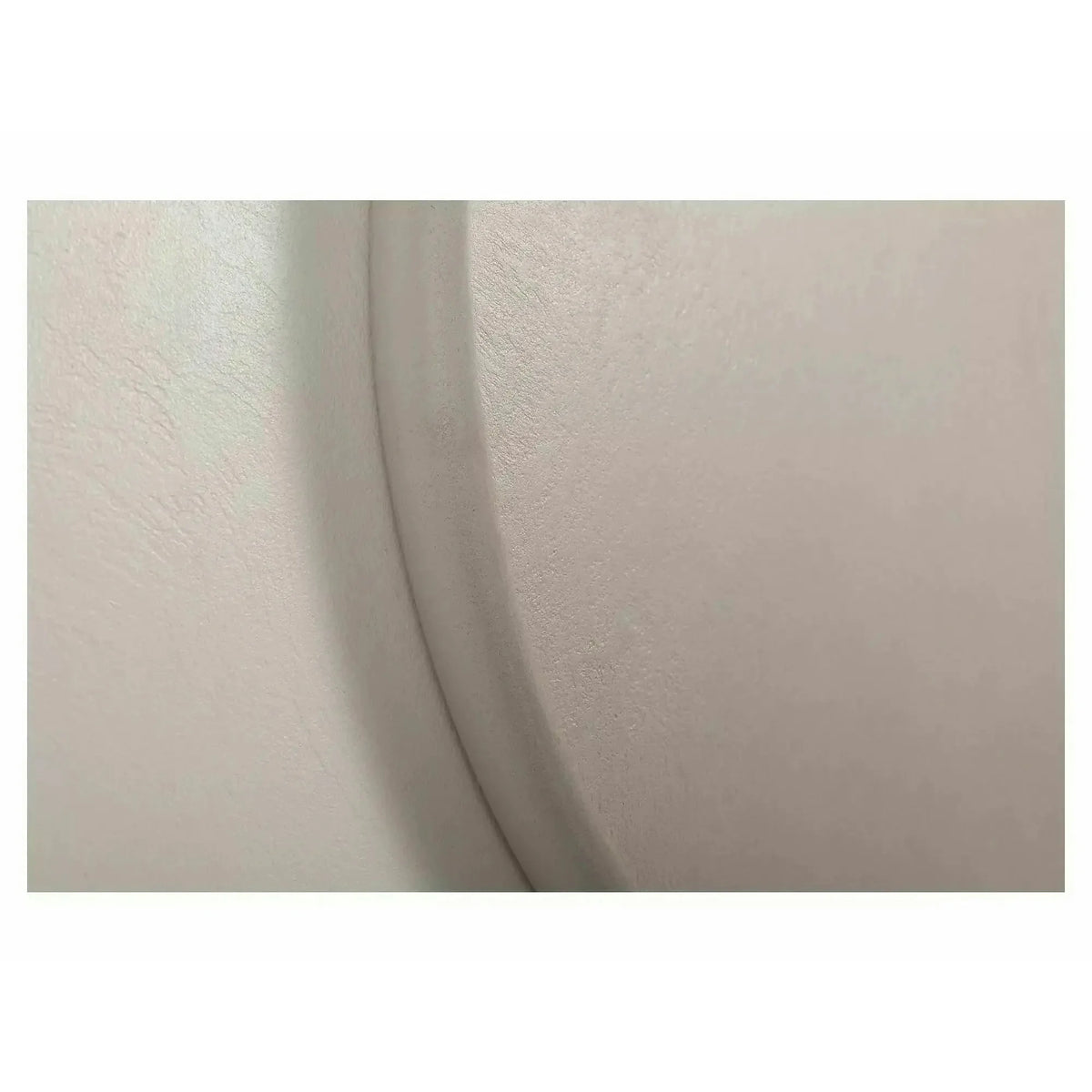 Măsuță cafea AURORA, ecru, MDF/microciment, 50x50x45 cm