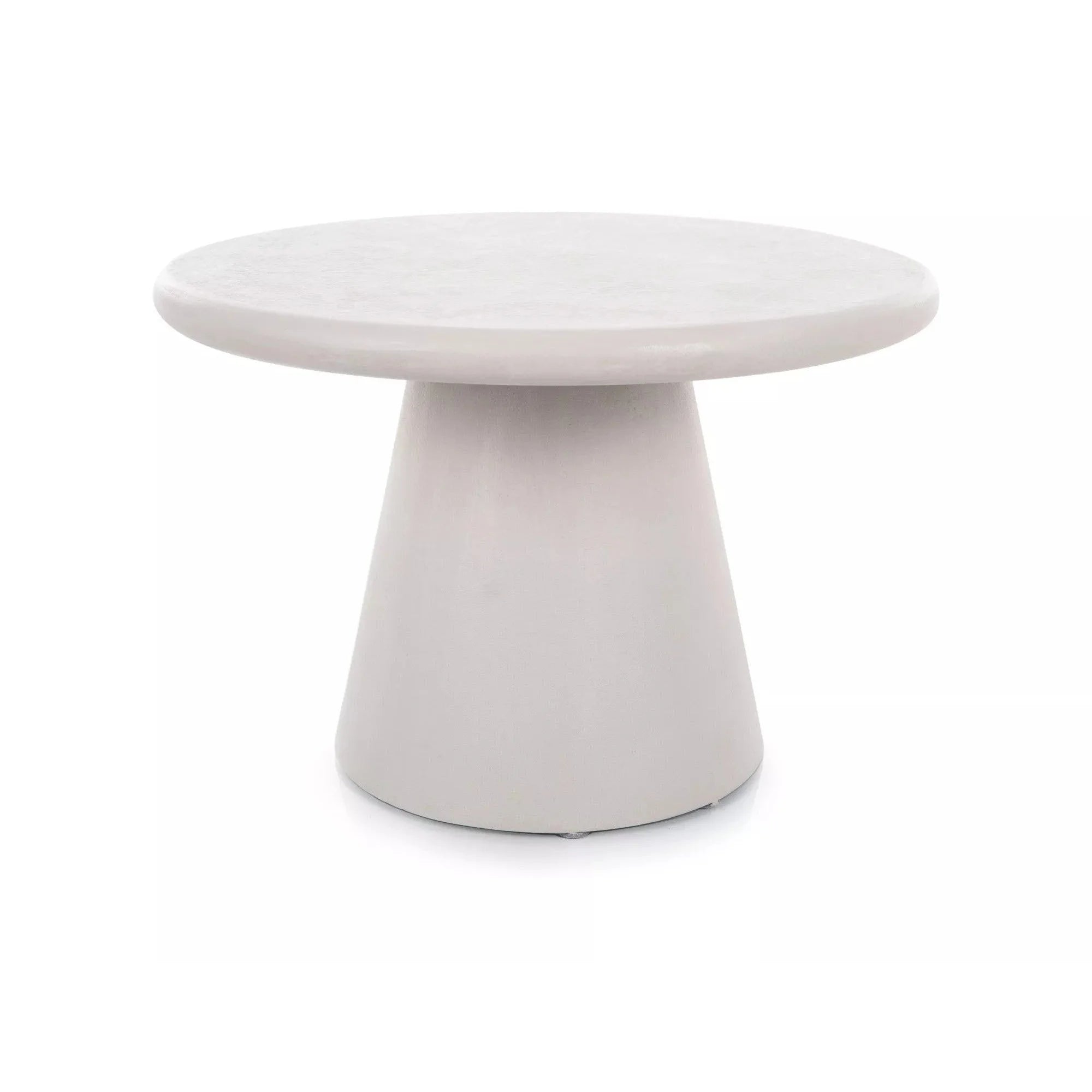 Masuta cafea AURORA, gri deschis, microciment, 60x40 cm