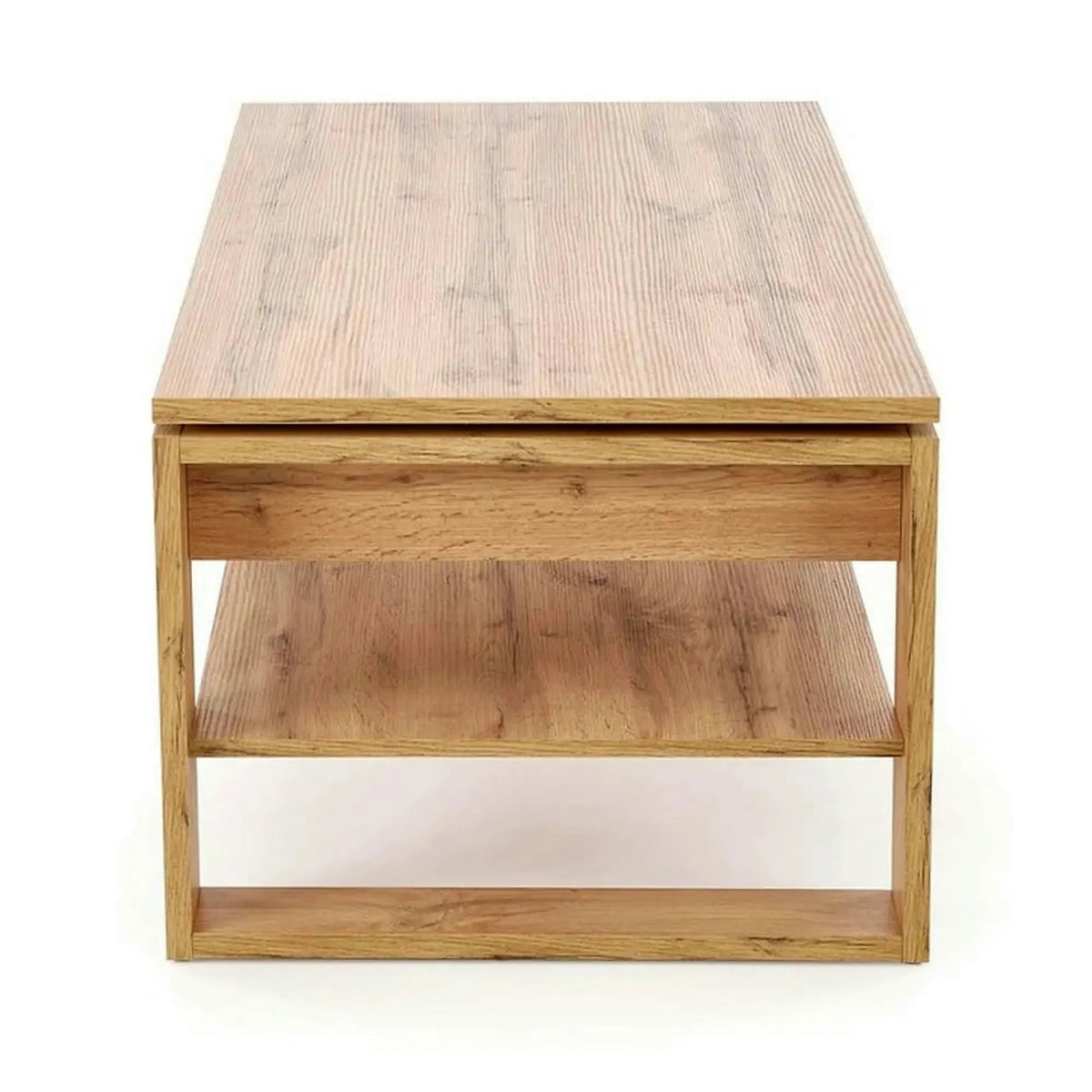 Masuta cafea BETTY, stejar artisan, PAL laminat, 120x65/92x50/72 cm