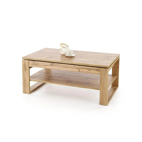 Masuta cafea BETTY, stejar artisan, PAL laminat, 120x65/92x50/72 cm