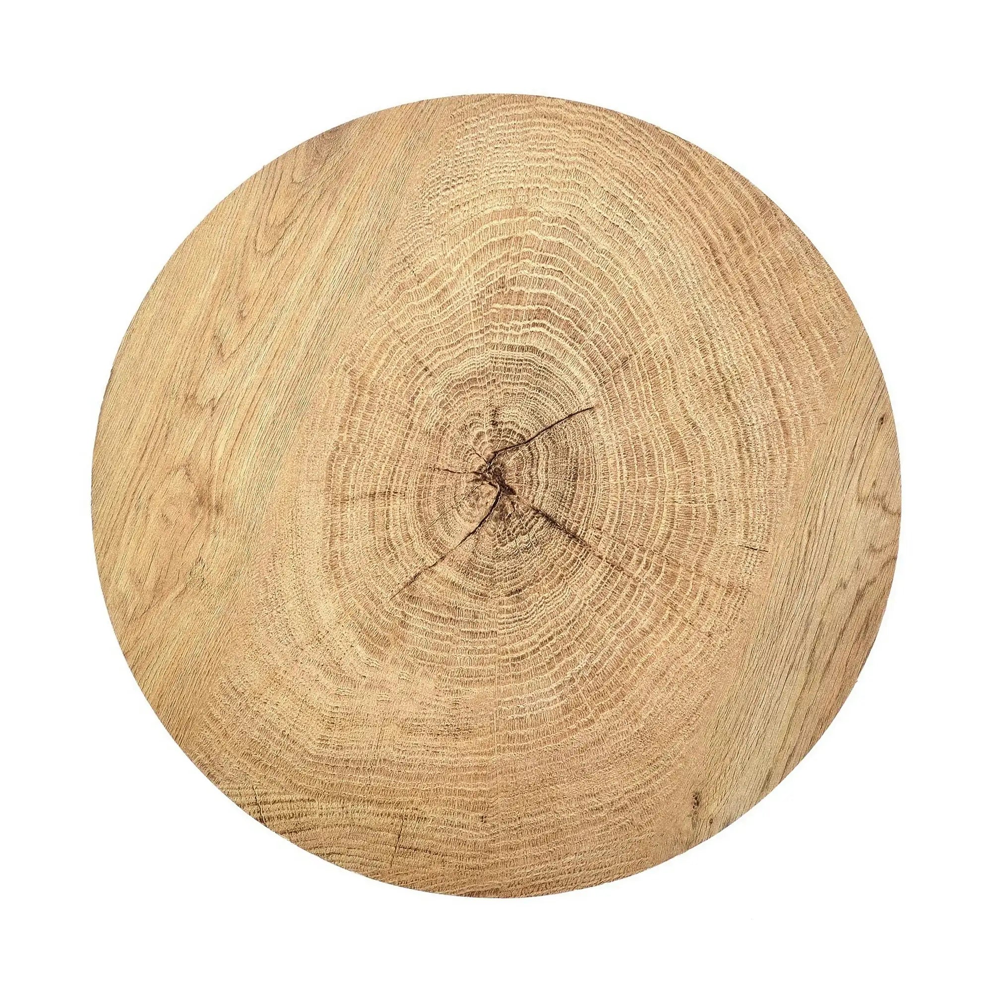 Masuta cafea BROOKLYN S, stejar natural/negru, 45x45x45 cm
