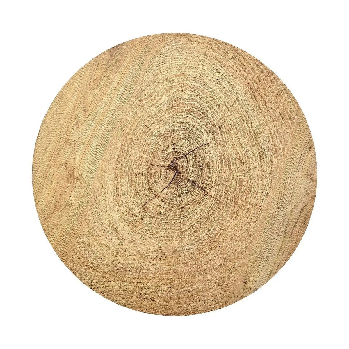 Masuta cafea BROOKLYN S, stejar natural/negru, 45x45x45 cm