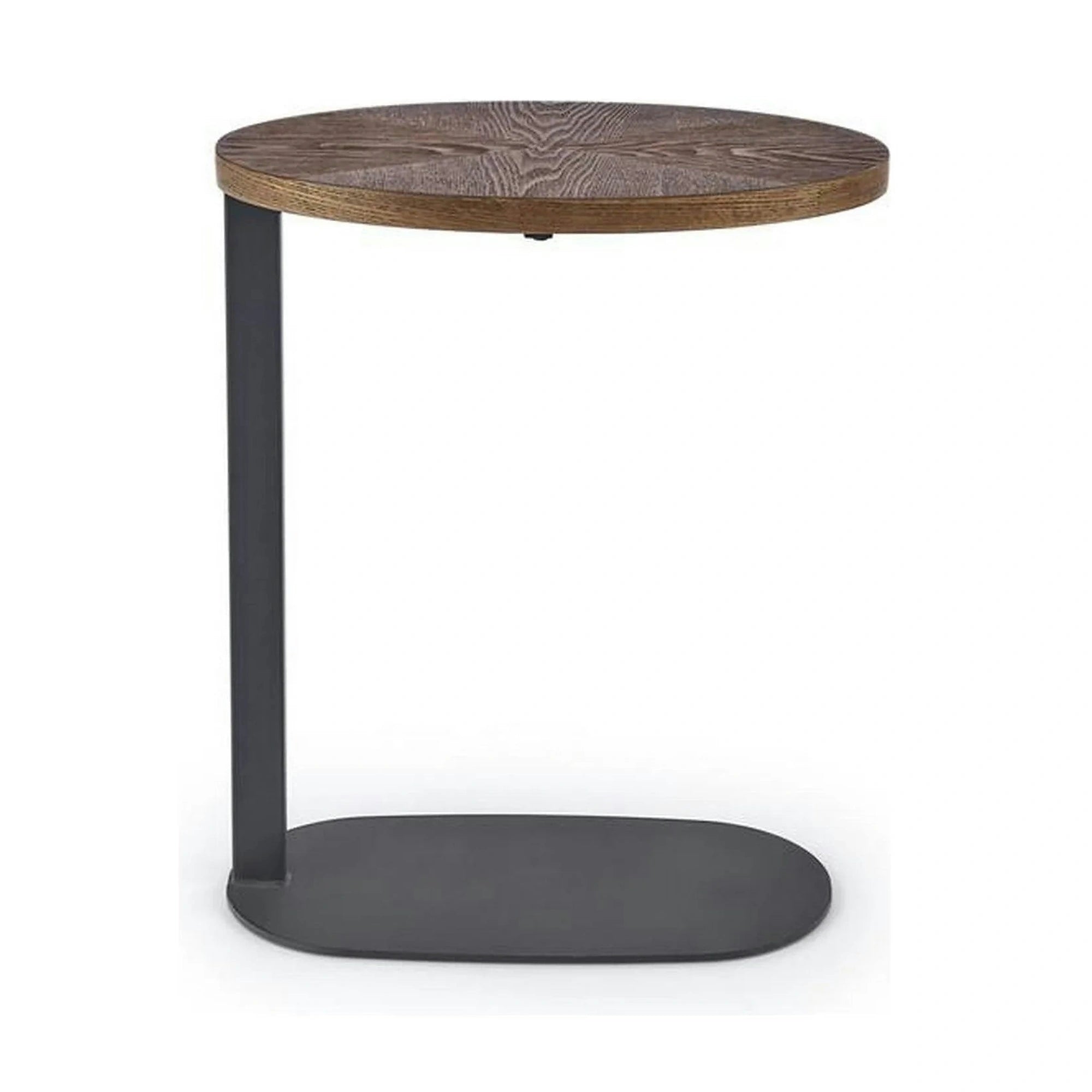 Masuta cafea DELPHI, nuc/negru, 48x26x58 cm