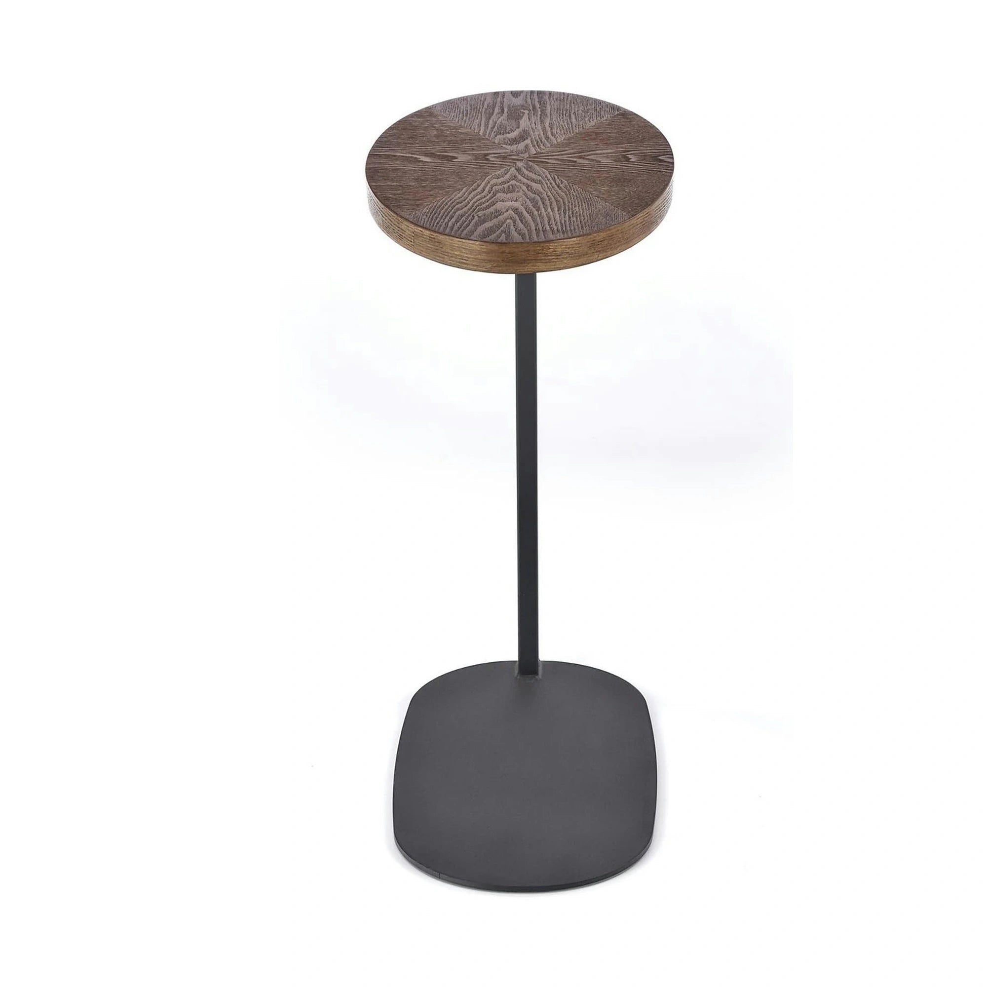 Masuta cafea DELPHI, nuc/negru, 48x26x58 cm