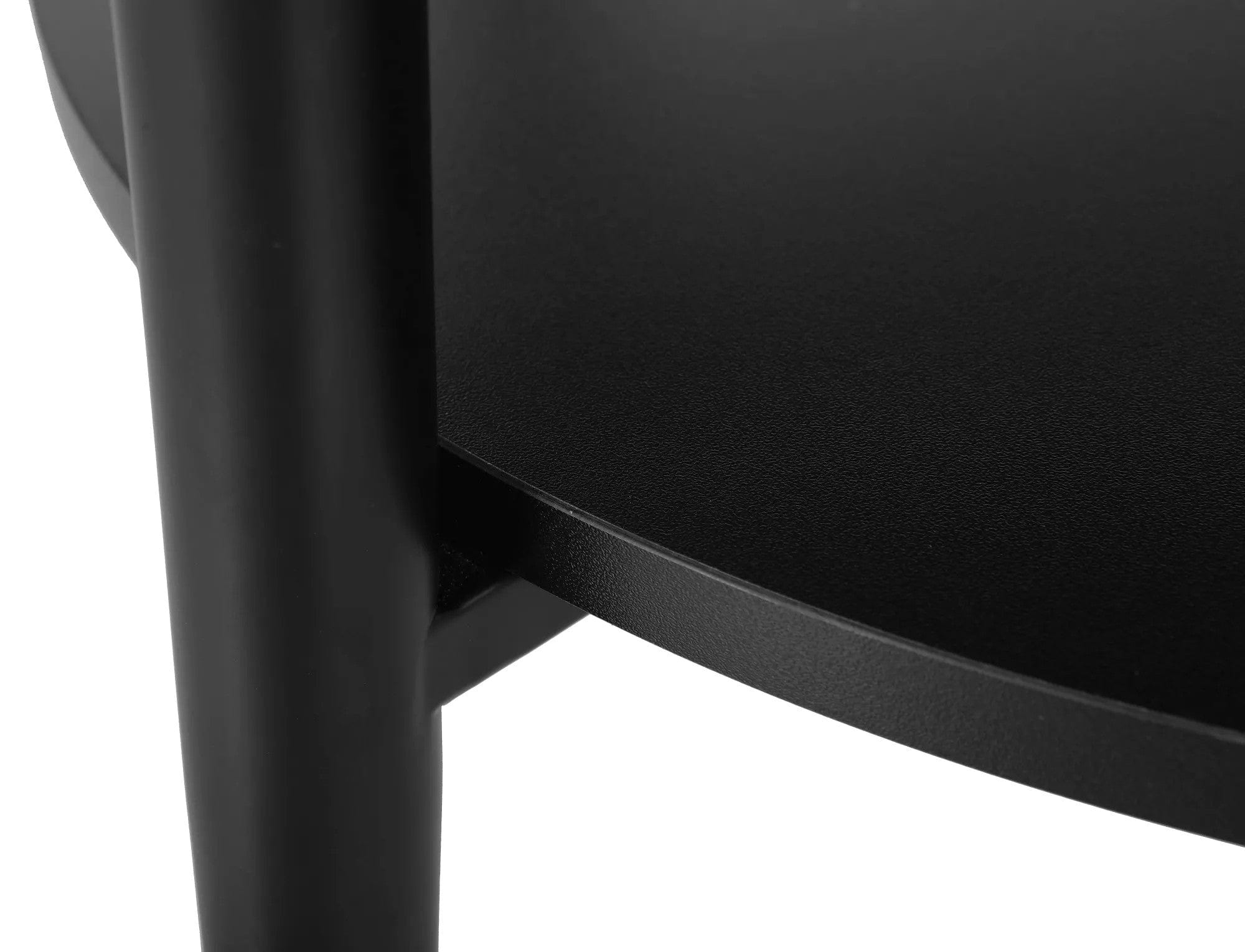 Masuta cafea ELLA B, stejar/negru mat, PAL/metal, 60x45 cm