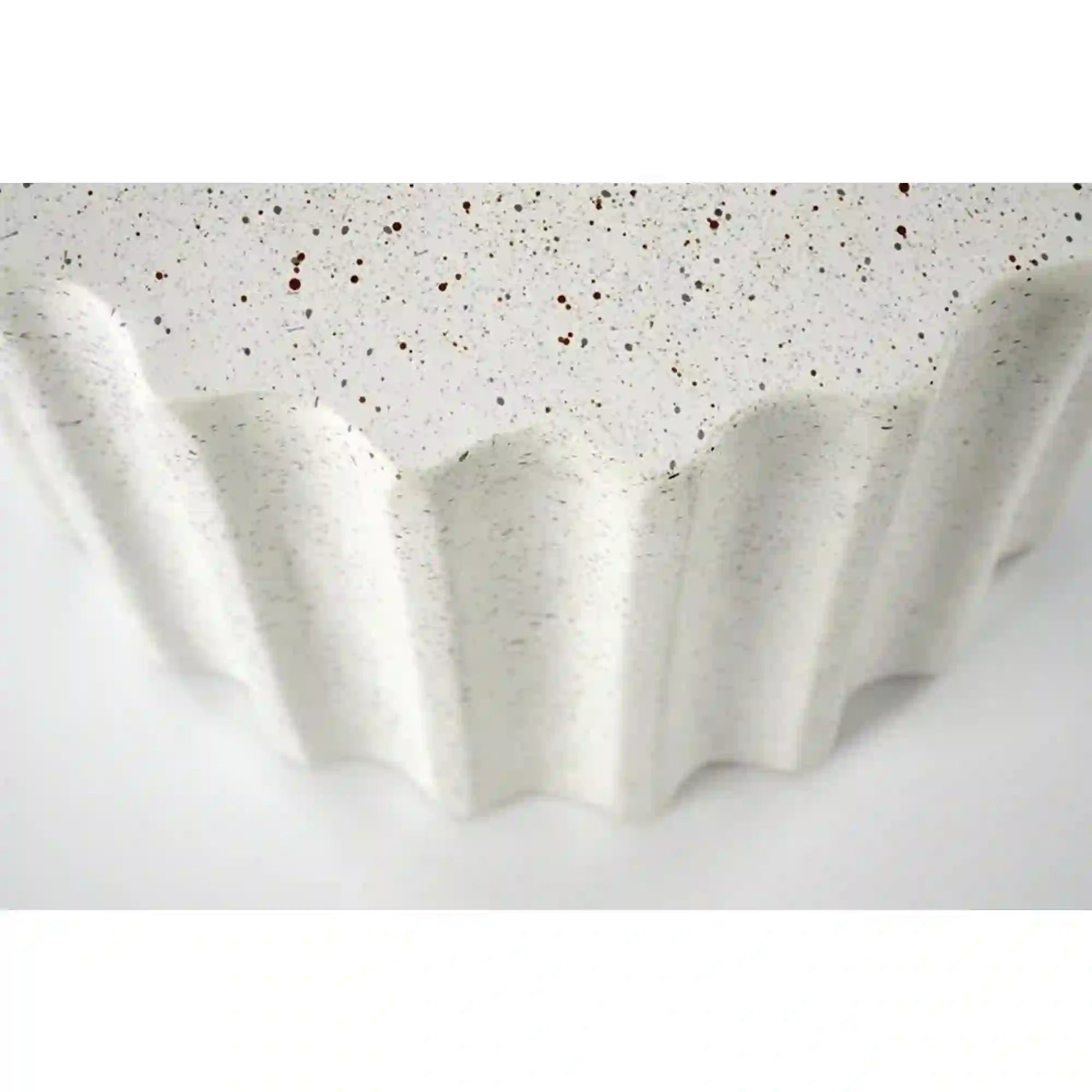 Masuta cafea FARA, alb, compozit, 41x41x46 cm