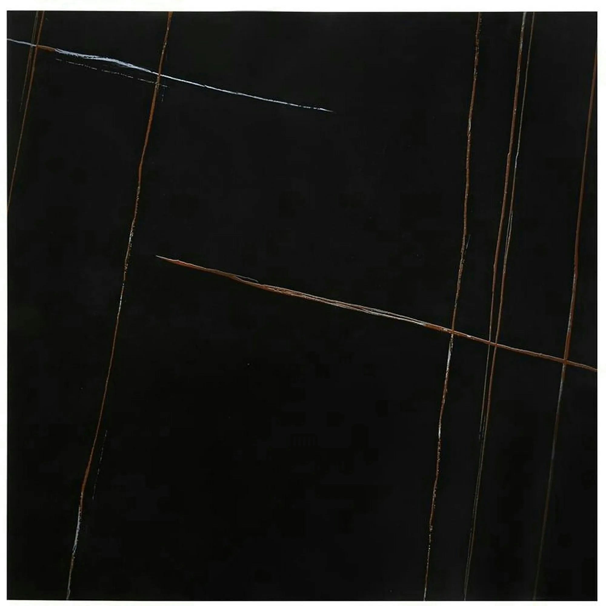 Masuta cafea FELICIA, negru/auriu, ceramica/metal, 80x80x46 cm