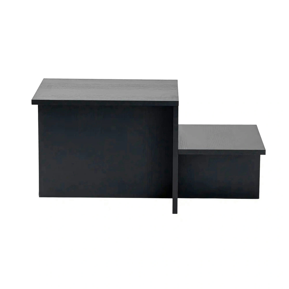 Masuta cafea HARMONY, negru, PAL, 80x40x40 cm