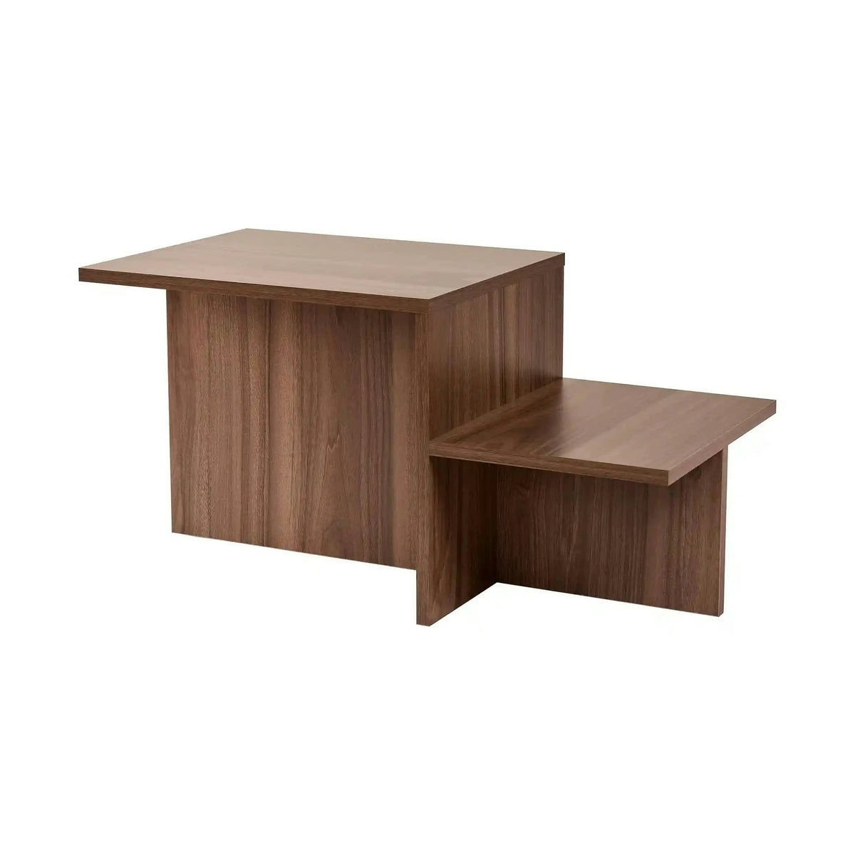 Masuta cafea HARMONY, nuc, PAL, 80x40x40 cm