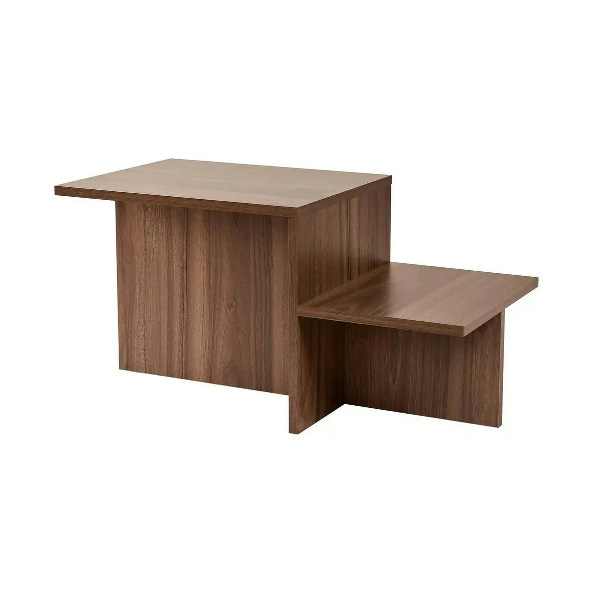 Masuta cafea HARMONY, nuc, PAL, 80x40x40 cm