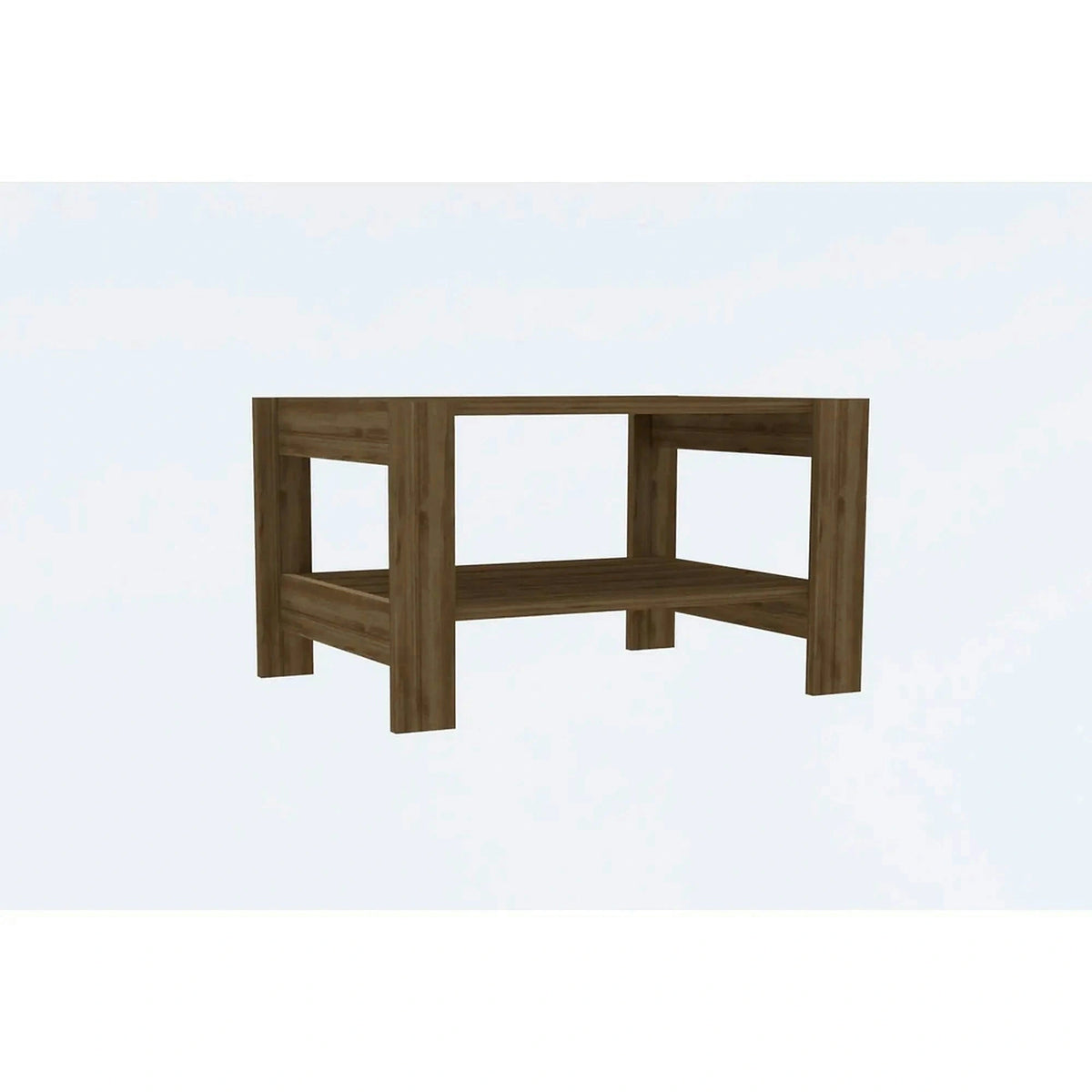 Masuta cafea HERB, nuc, PAL melaminat, 70x50x40 cm