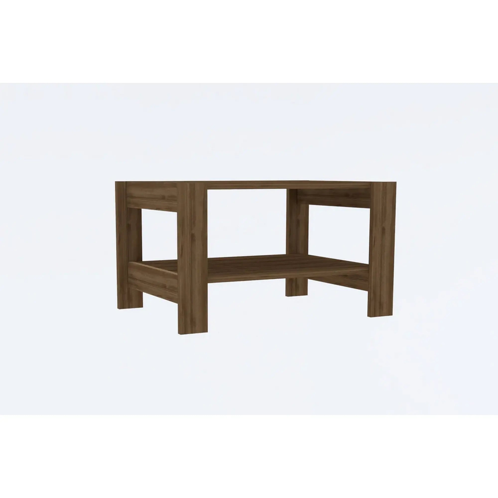 Masuta cafea HERB, nuc, PAL melaminat, 70x50x40 cm
