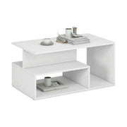 Masuta cafea IVA, alb, PAL laminat, 90x51x43 cm