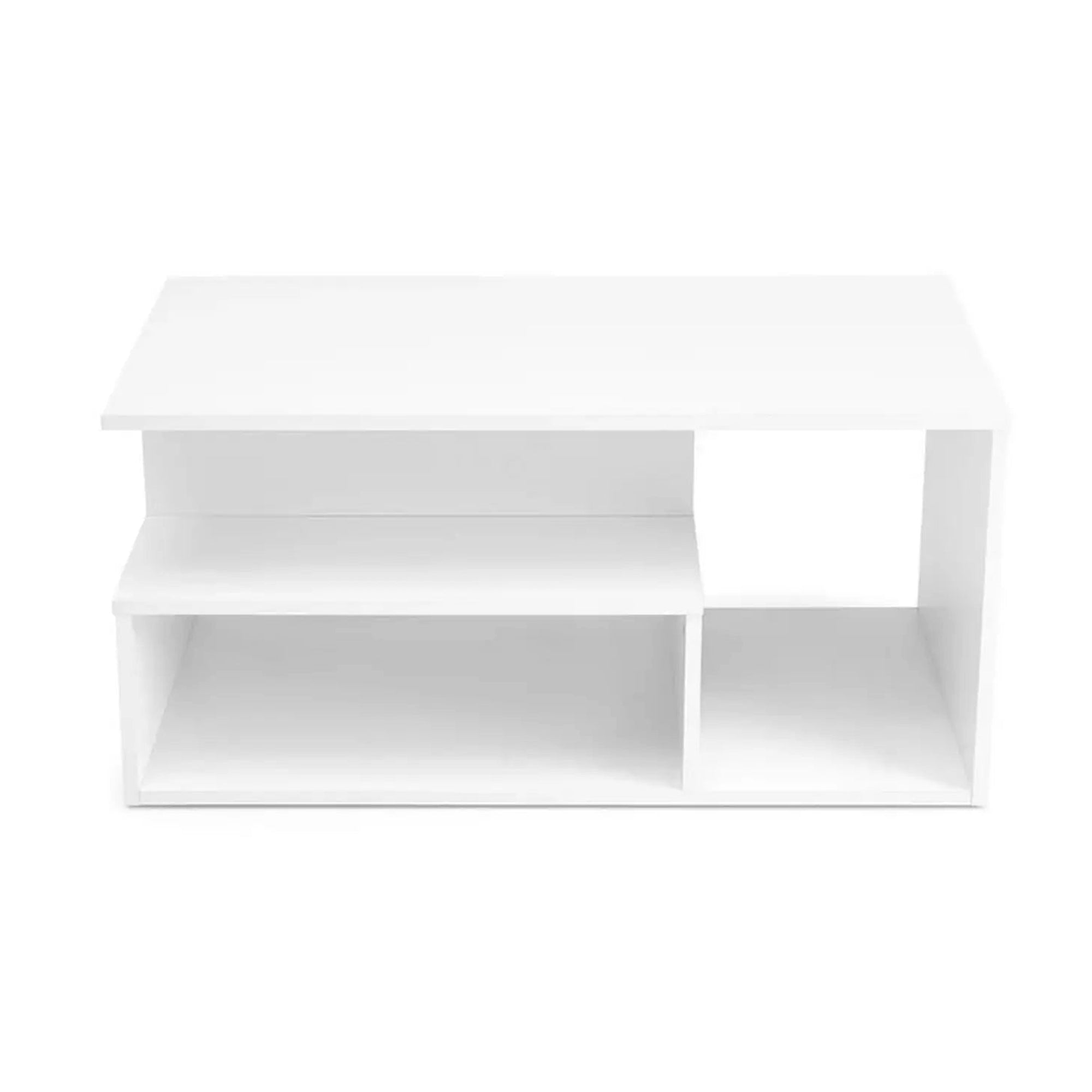Masuta cafea IVA, alb, PAL laminat, 90x51x43 cm