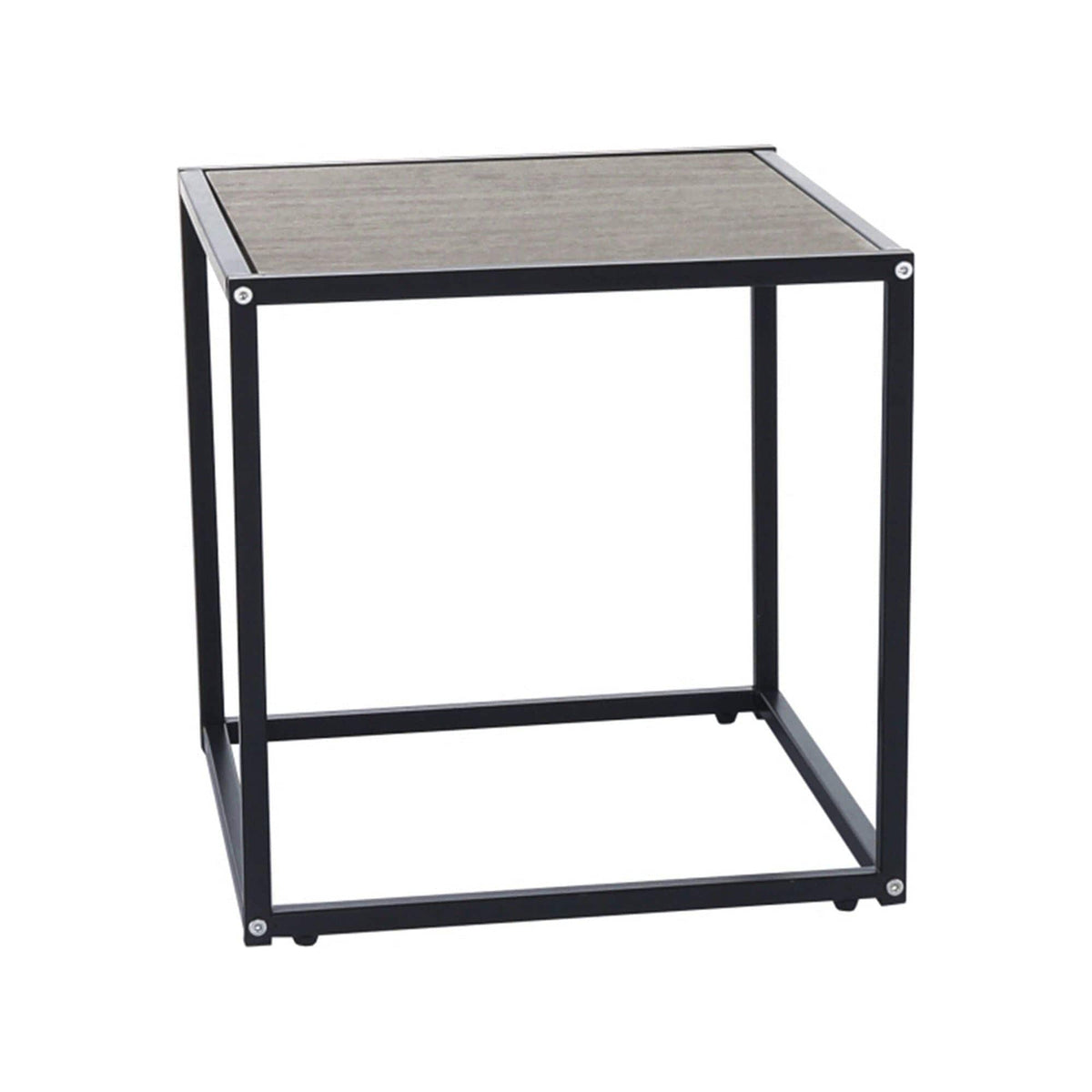 Masuta cafea JAKIM NEW TIP 1, gri/negru, 40x40x40 cm