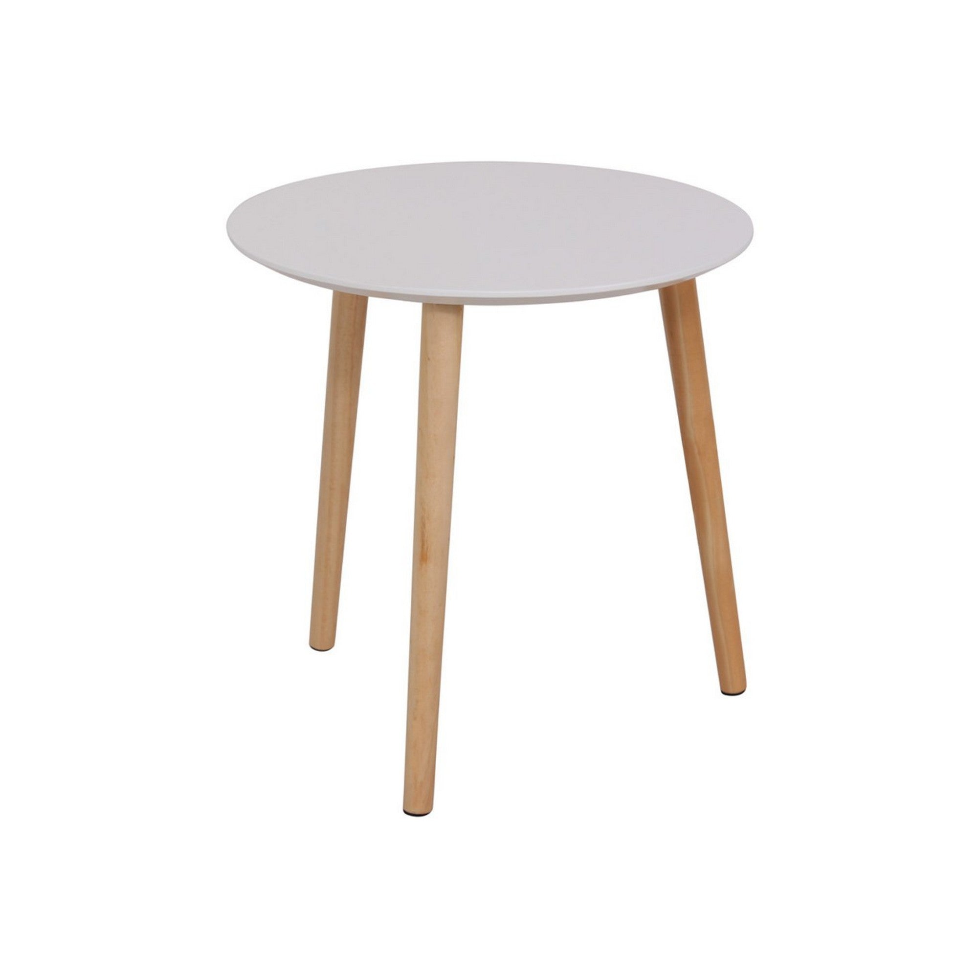 Masuta cafea JANA, alb/stejar, 40x40x40 cm