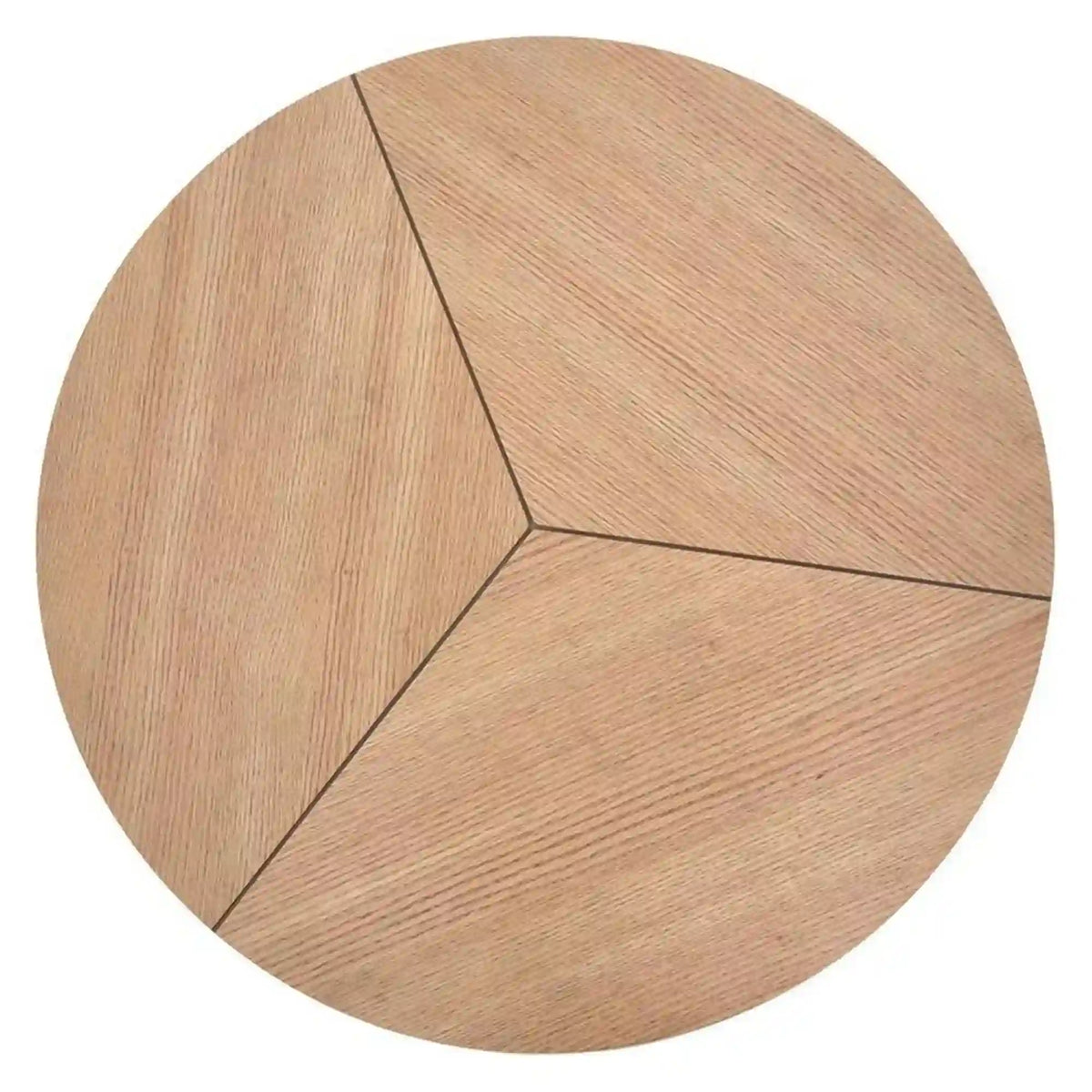 Masuta cafea KARIDA, stejar natural/negru, 80x80x41 cm