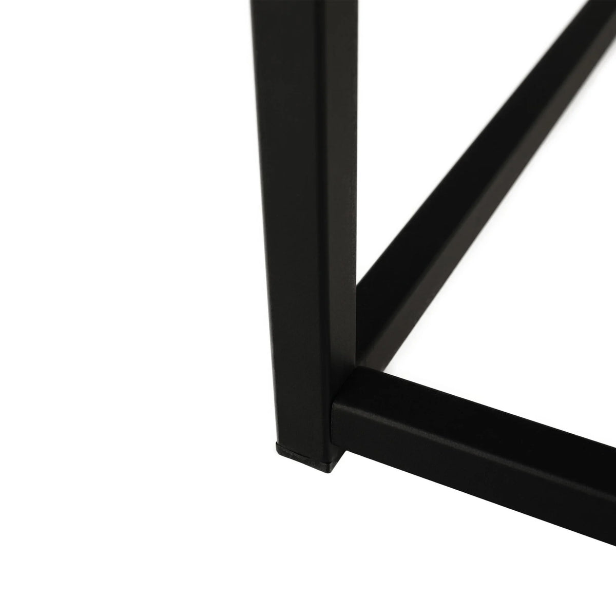 Masuta cafea LARON, stejar deschis/negru, 110x60x45 cm