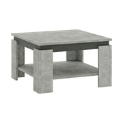 Masuta cafea LEJSY, gri beton/gri grafit, 68x68x41 cm
