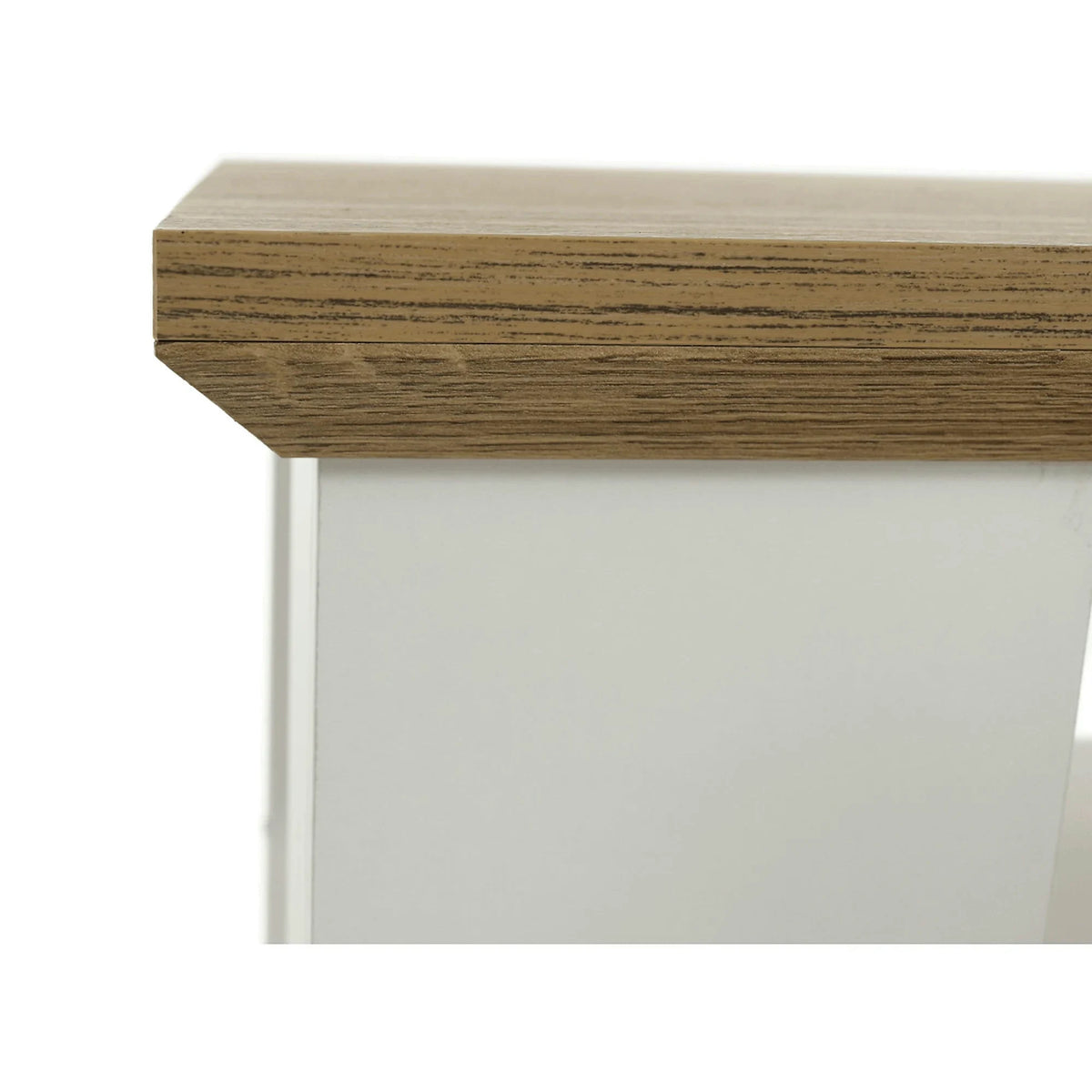 Masuta cafea LEON MZ17, PAL laminat, alb/stejar grand, 120x60x55 cm