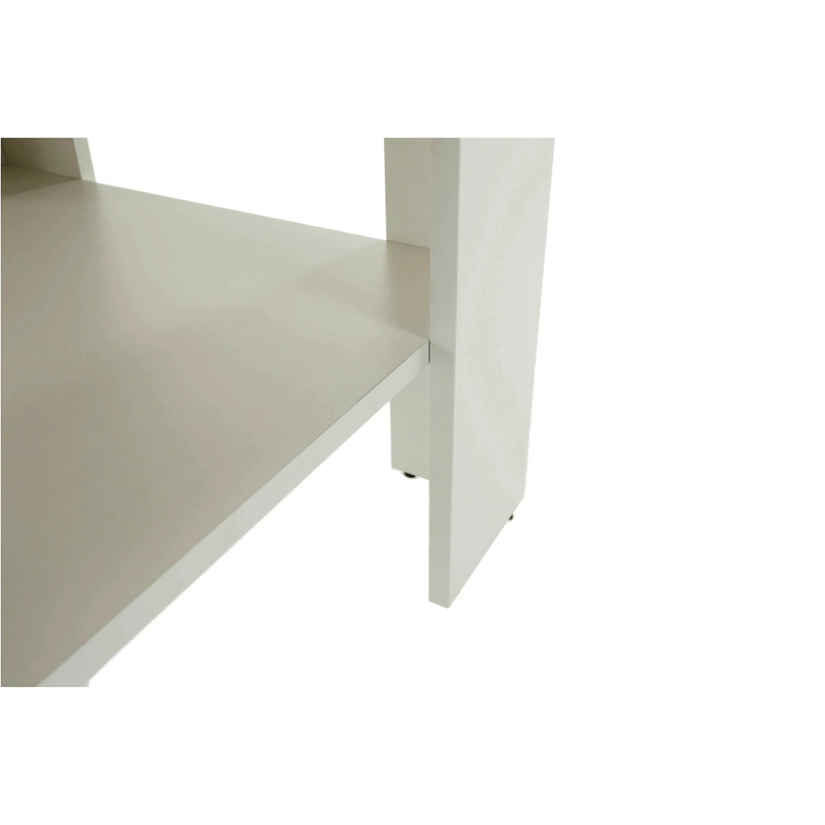 Masuta cafea LEON MZ17, PAL laminat, alb/stejar grand, 120x60x55 cm