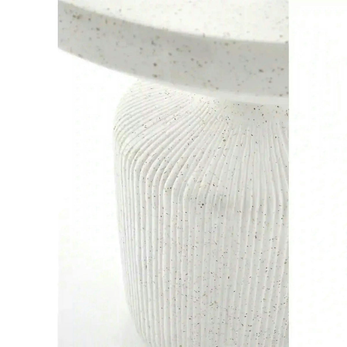 Masuta cafea living alba GIZA, compozit, 54x54x53 cm