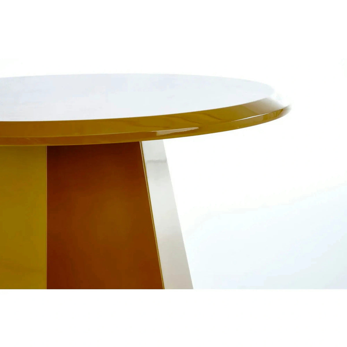 Masuta cafea LOCA, galben mustar, 50x47 cm