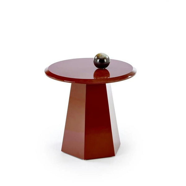 Masuta cafea LOCA, visiniu, 50x47 cm