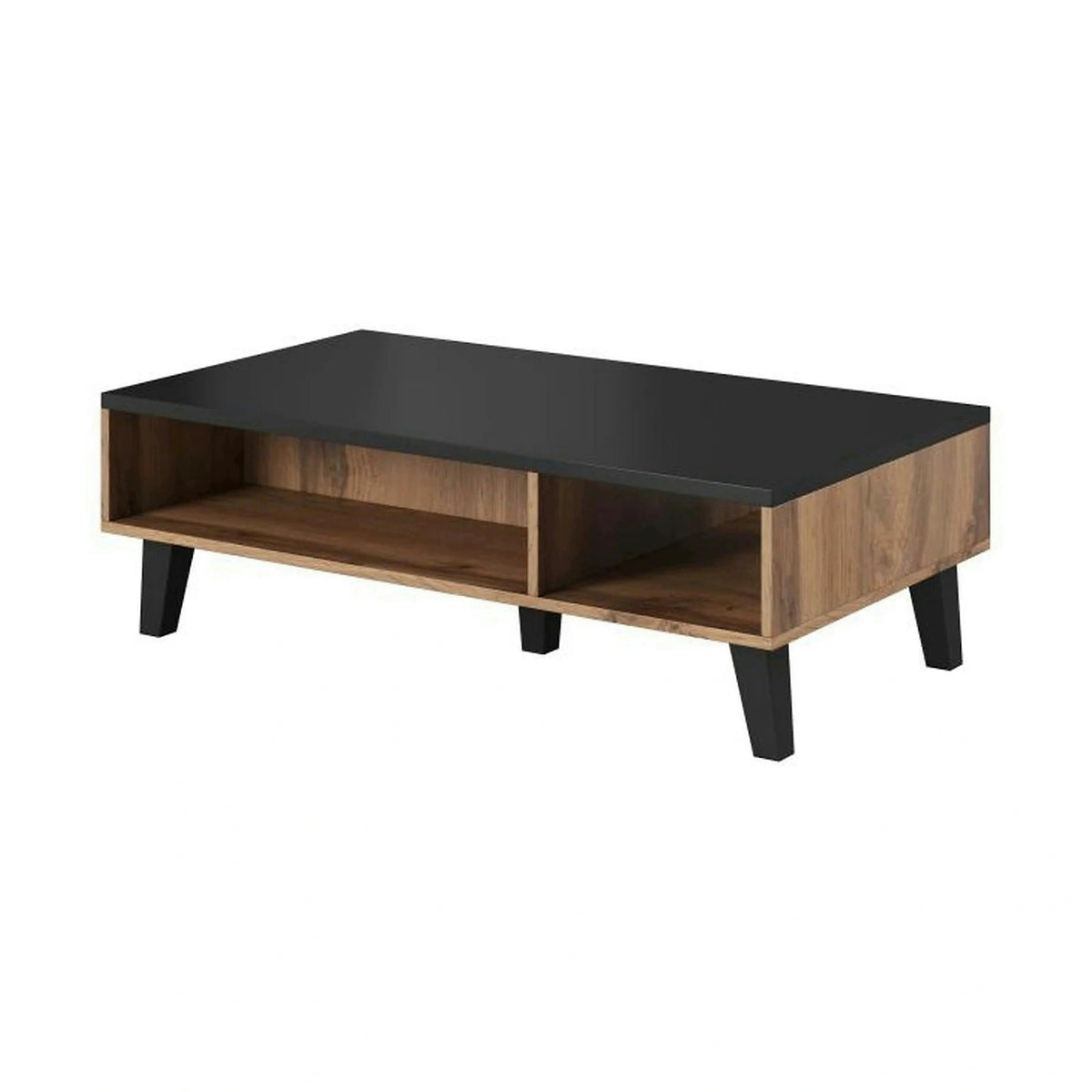 Masuta cafea LOTTA, negru/stejar sonoma, PAL, 110x60x35 cm