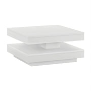 Masuta cafea MANDY, alb, 70x70x34 cm
