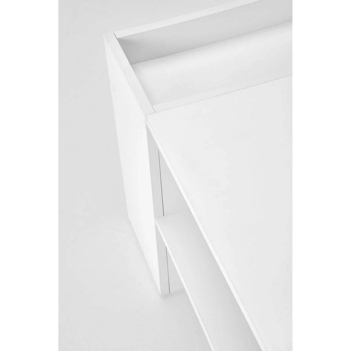 Masuta cafea MURCIA, alb, PAL laminat, 100x55x42 cm