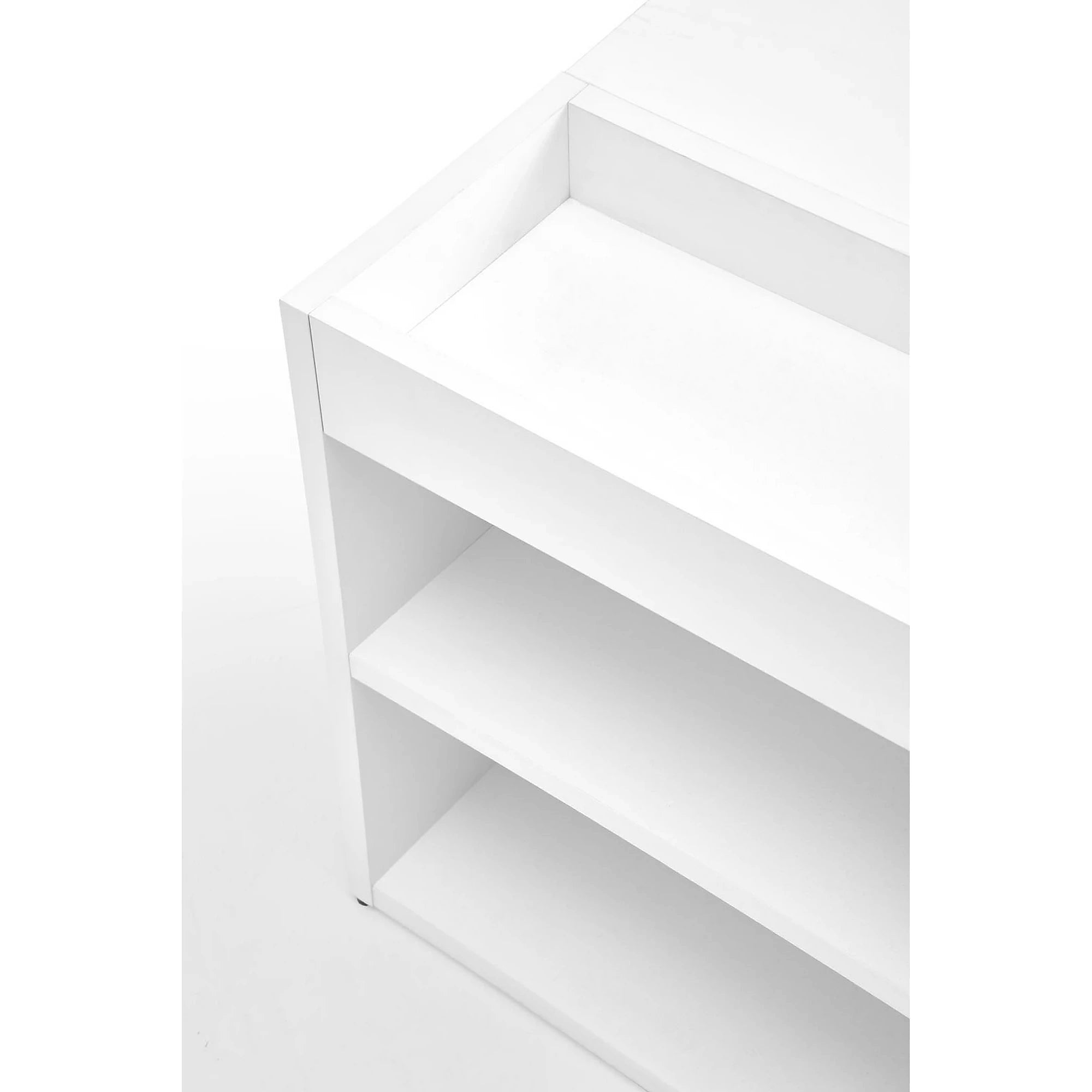 Masuta cafea MURCIA, alb, PAL laminat, 100x55x42 cm