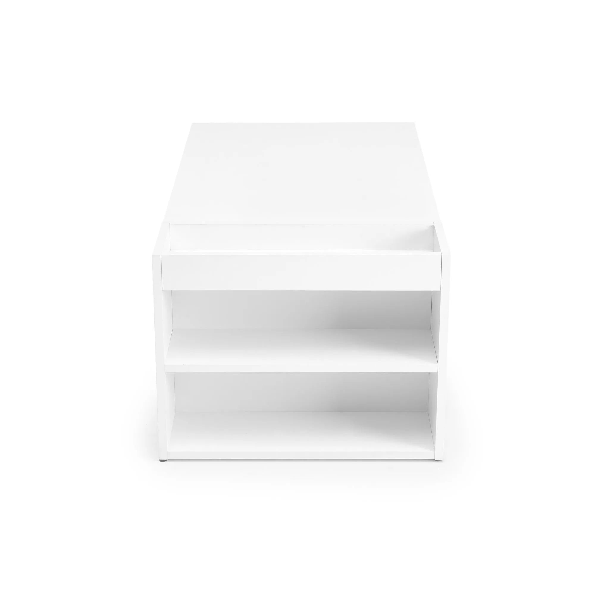 Masuta cafea MURCIA, alb, PAL laminat, 100x55x42 cm