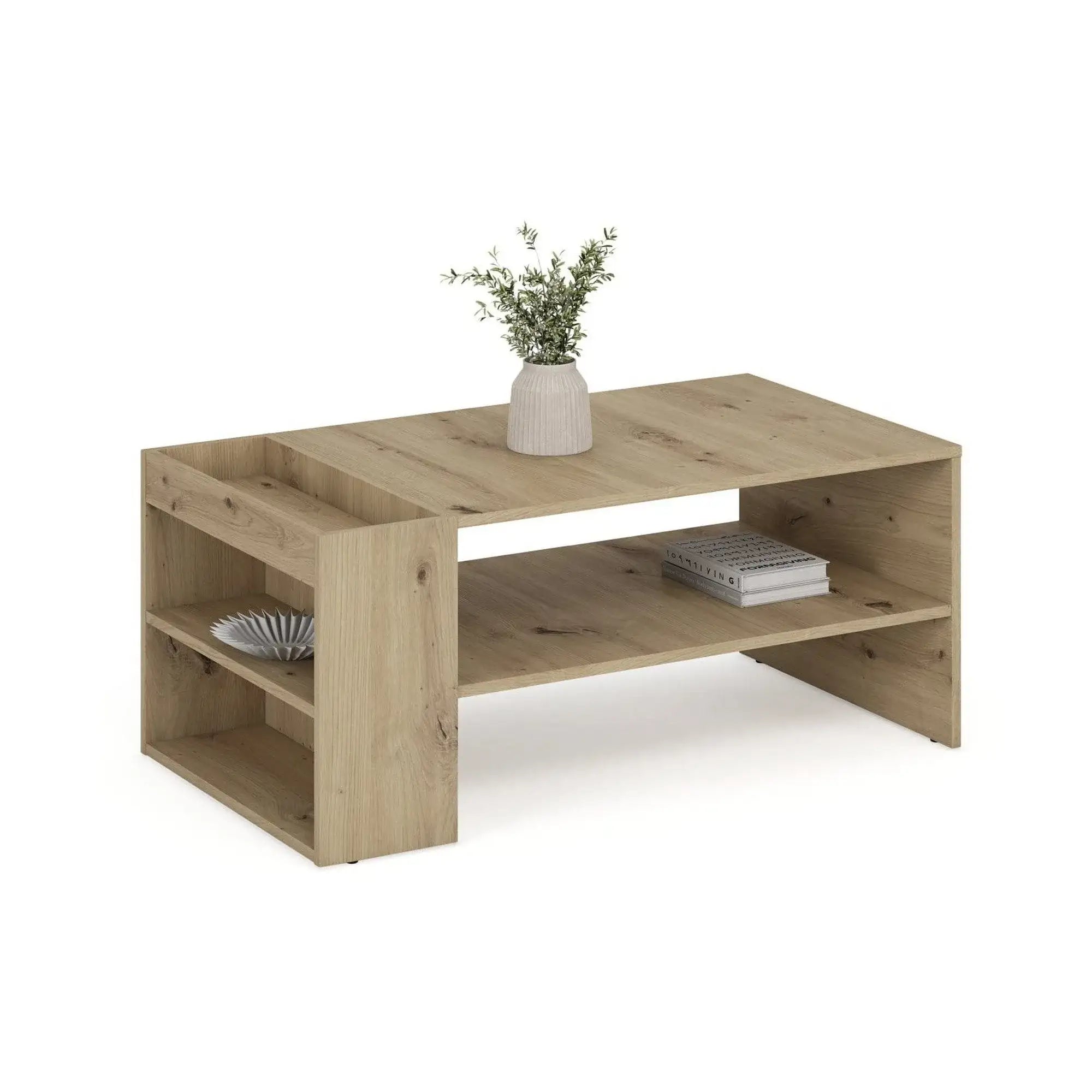 Masuta cafea MURCIA, stejar artisan, PAL laminat, 100x55x42 cm