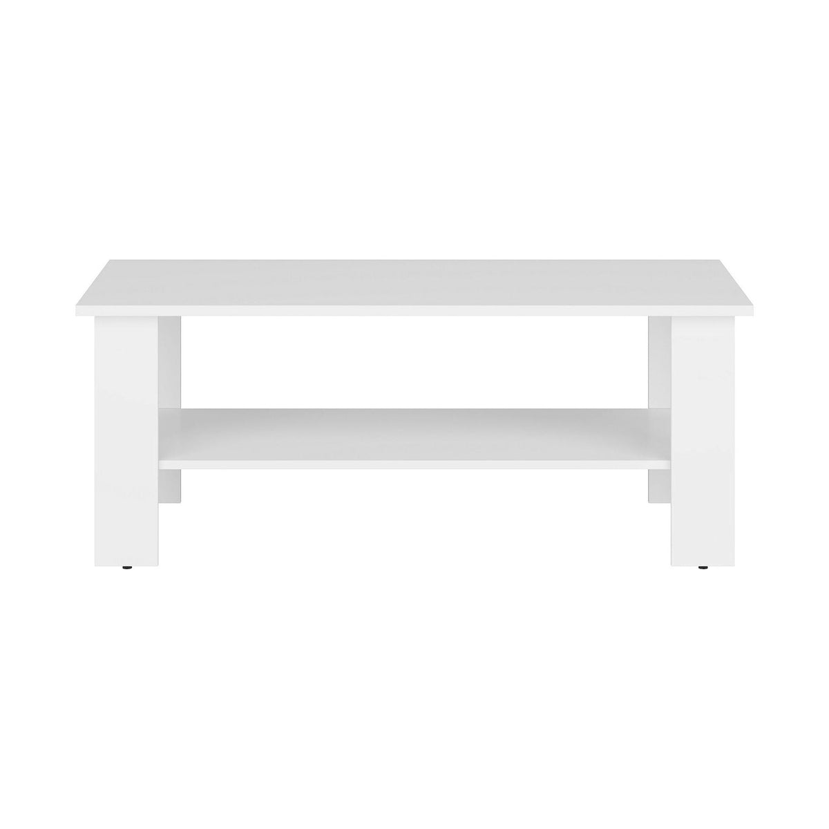 Masuta cafea Nepo Plus, alb, PAL, 115X56X46 cm