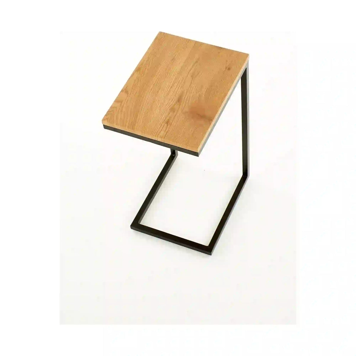 Masuta cafea NISA, negru/stejar auriu, 40x30x60 cm