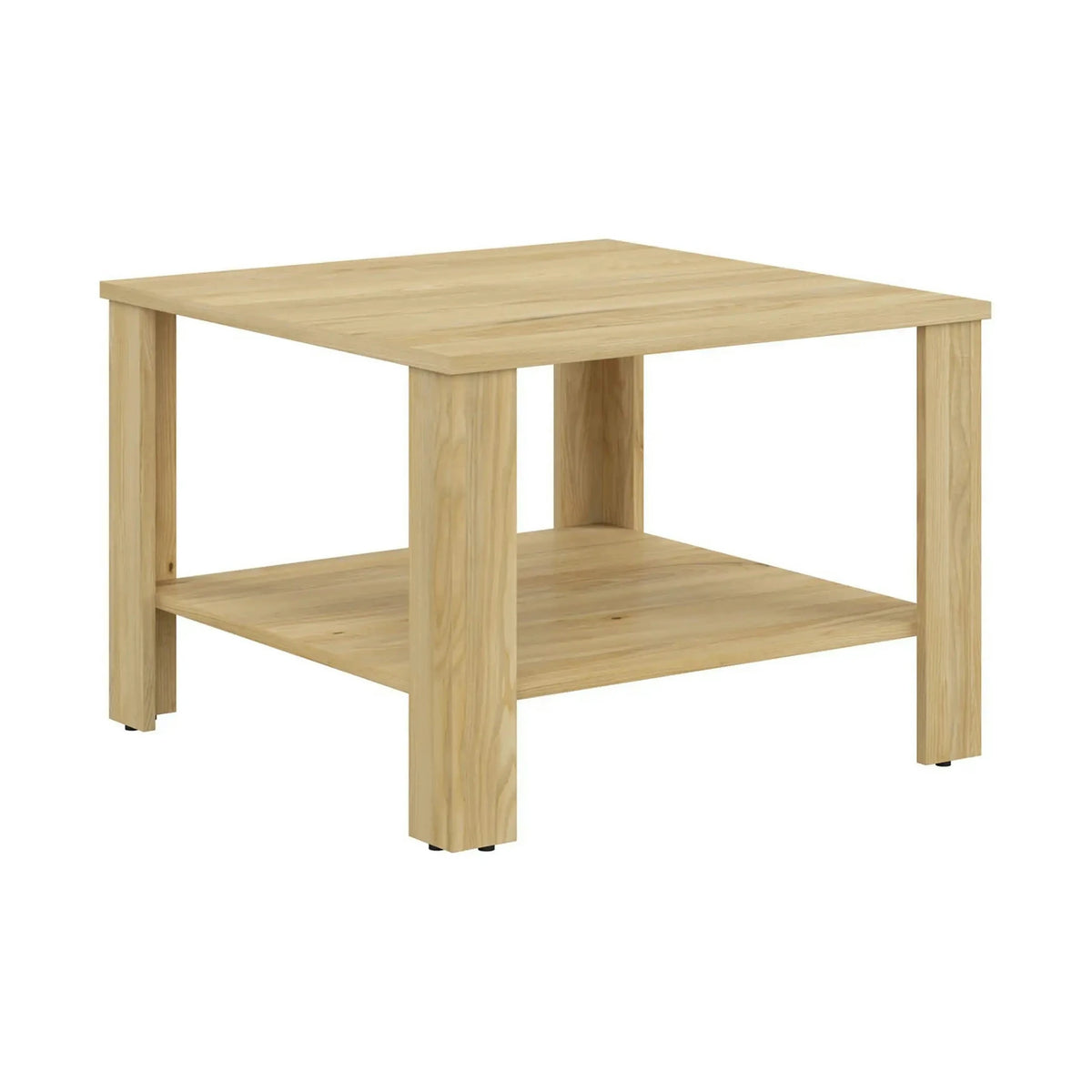 Masuta cafea ODETTE, frasin, PAL, 68x68x48 cm