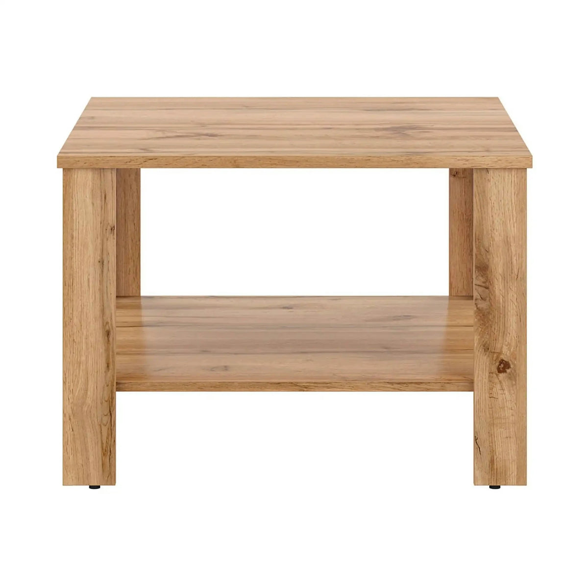 Masuta cafea ODETTE, stejar, PAL, 68x68x48 cm