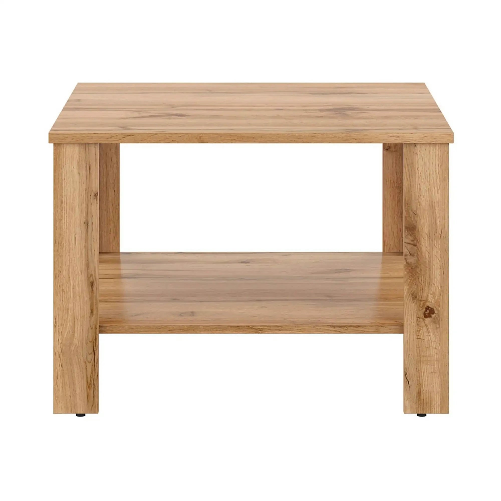 Masuta cafea ODETTE, stejar, PAL, 68x68x48 cm