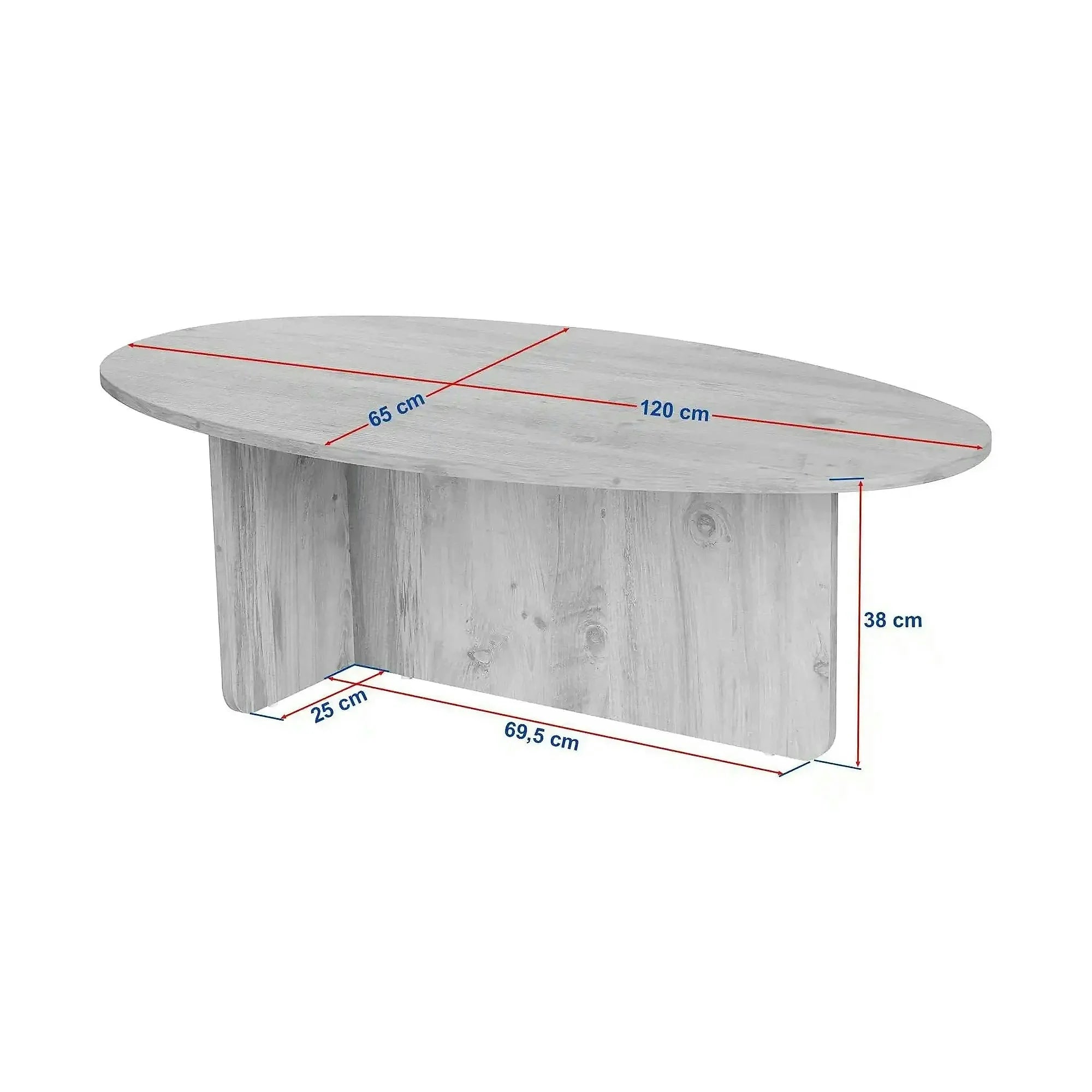Masuta cafea ORBA, negru, PAL, 120x65x40 cm