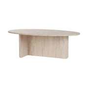 Masuta cafea ORBA, travertin, PAL, 120x65x40 cm