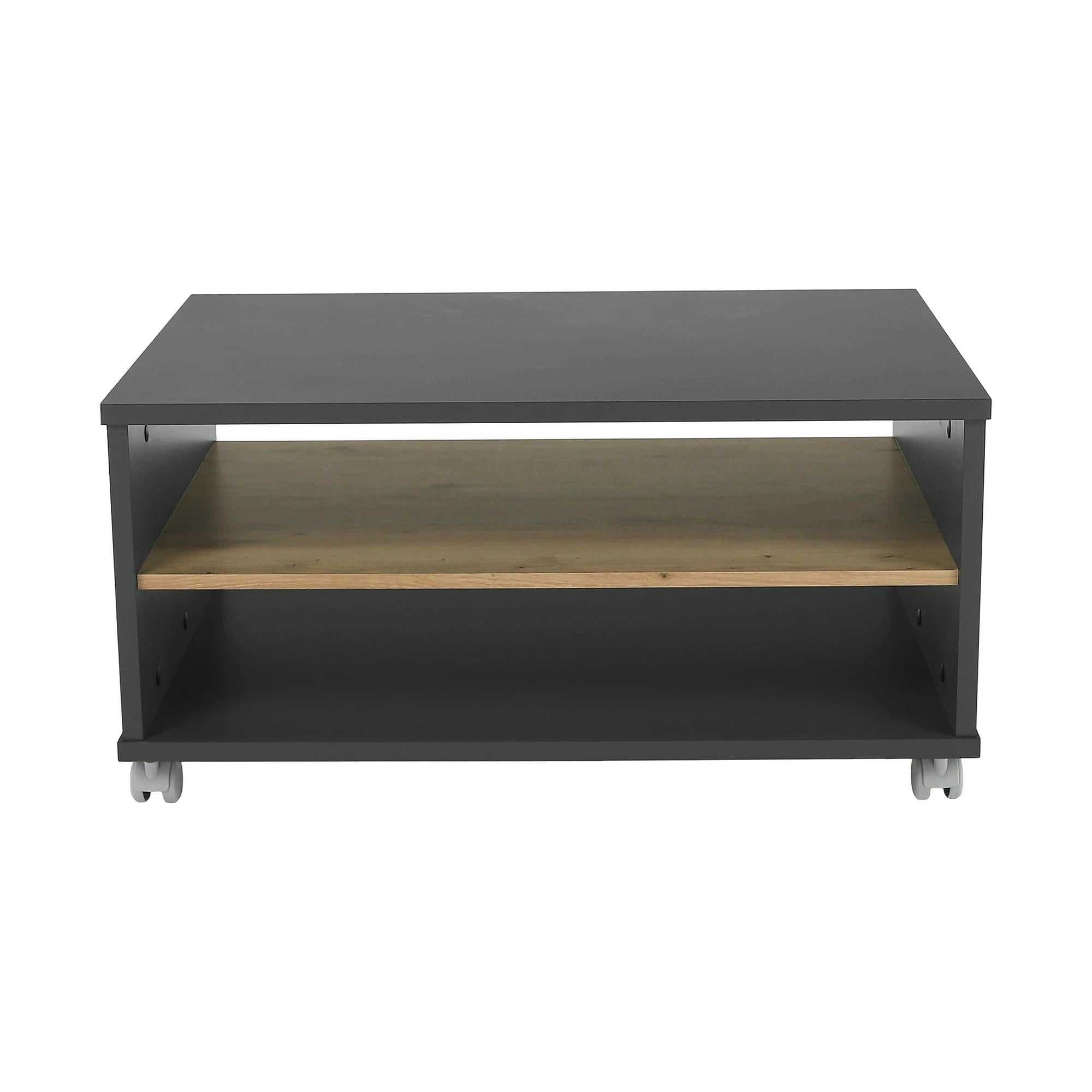 Masuta cafea RIOMA NEW TYP 32, gri grafit/stejar artisan, DTD laminat, 90x60x45 cm