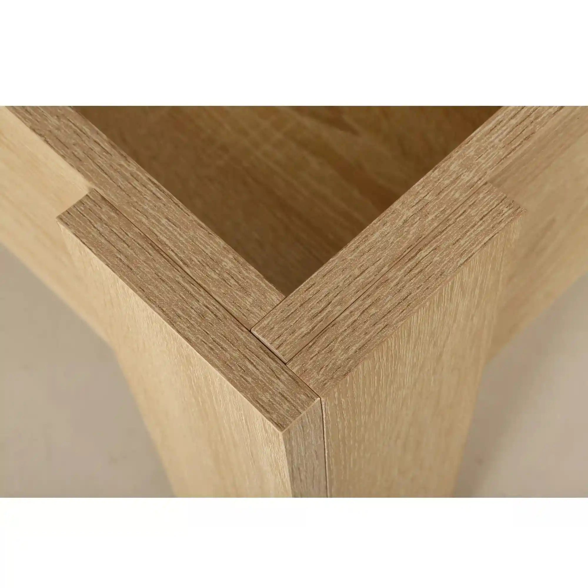 Masuta cafea RIWA, stejar, PAL, 100x50x42/56 cm