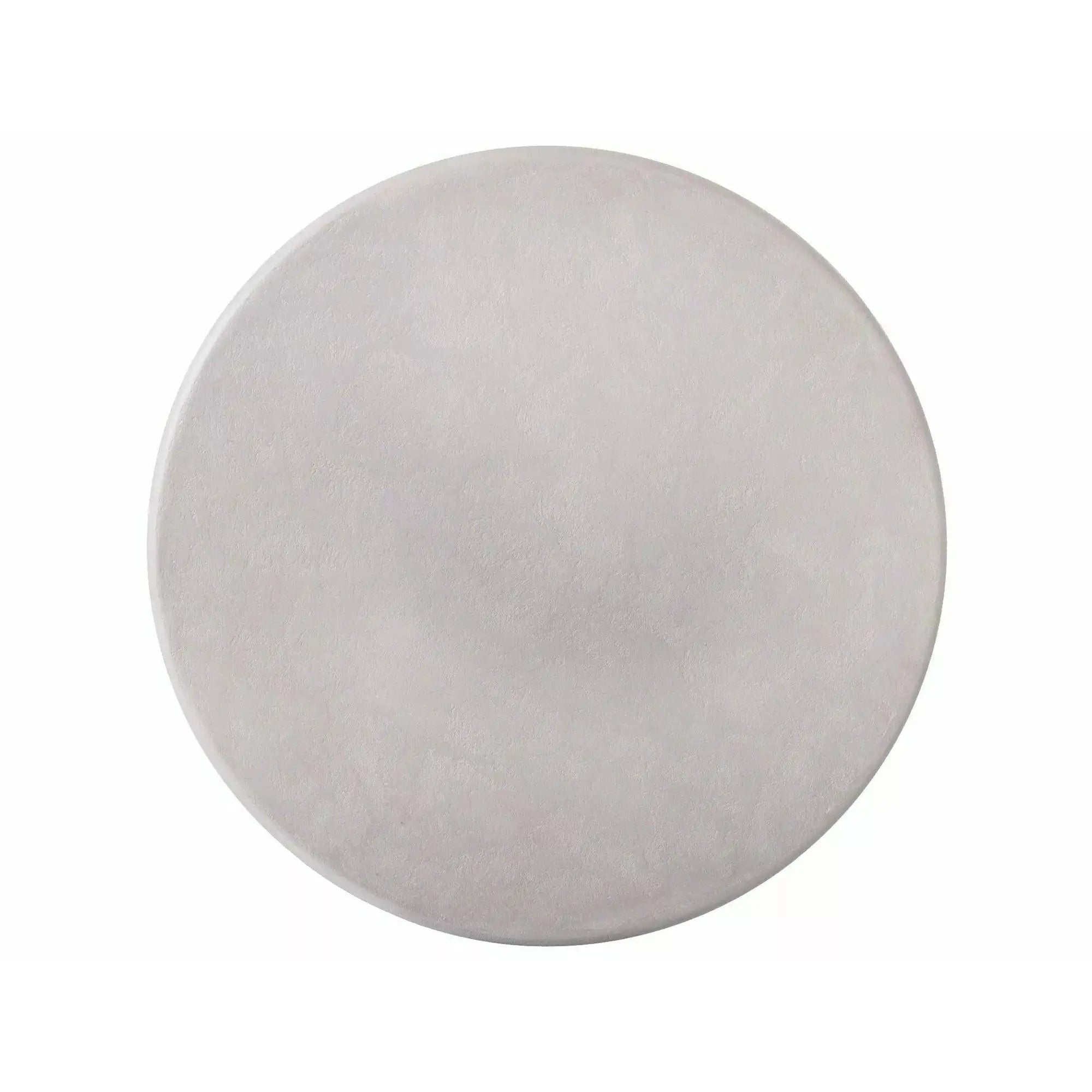 Masuta cafea ROSALIA, gri deschis, microciment, 80x45 cm