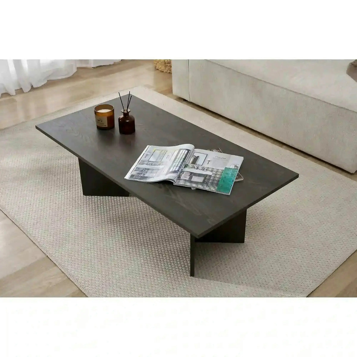 Masuta cafea SABIN, PAL melaminat, 119x60x40 cm