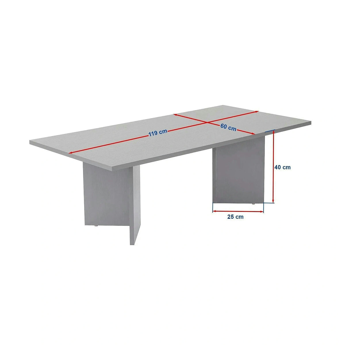 Masuta cafea SABIN, pin, PAL melaminat, 119x60x40 cm